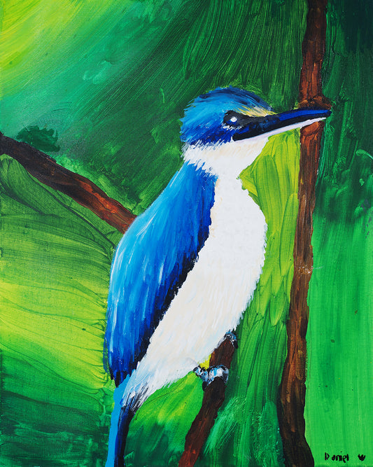 Waterside Wonder: The Kingfisher's Perch